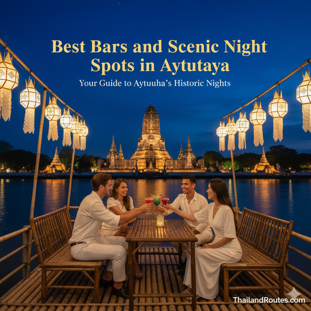 Best Bars and Scenic Night Spots in Ayutthaya 2026: Top Places to Drink, Enjoy River Views, and Experience Authentic Nightlife