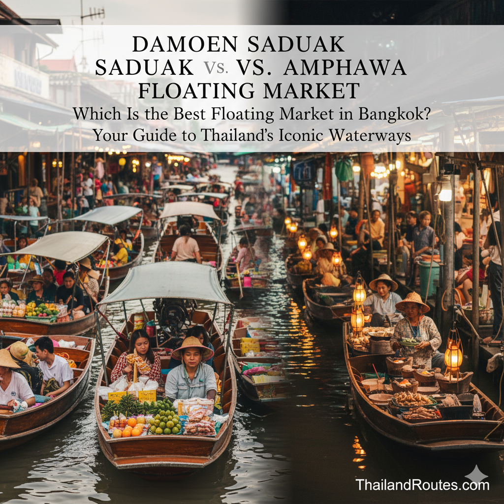 Damnoen Saduak vs. Amphawa Floating Market: Which Is the Best Floating Market in Bangkok?
