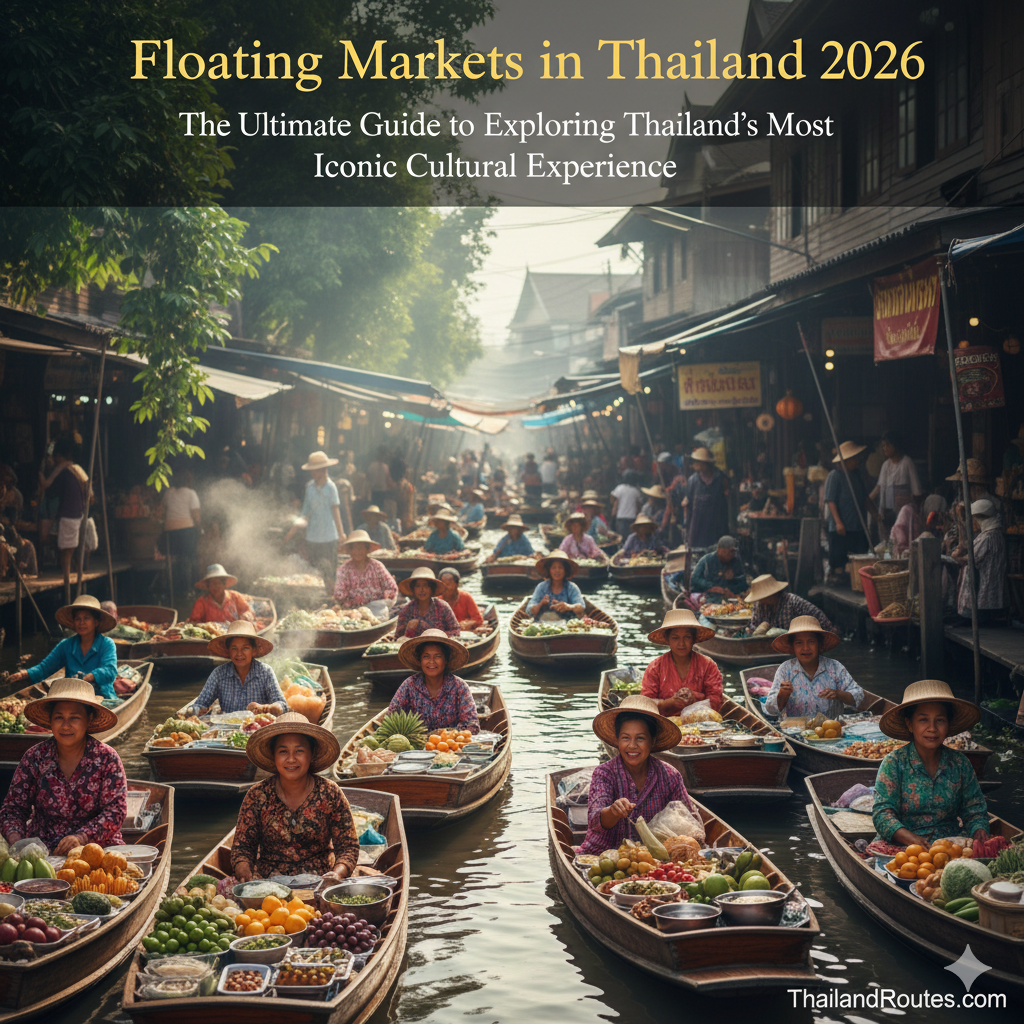 Floating Markets in Thailand