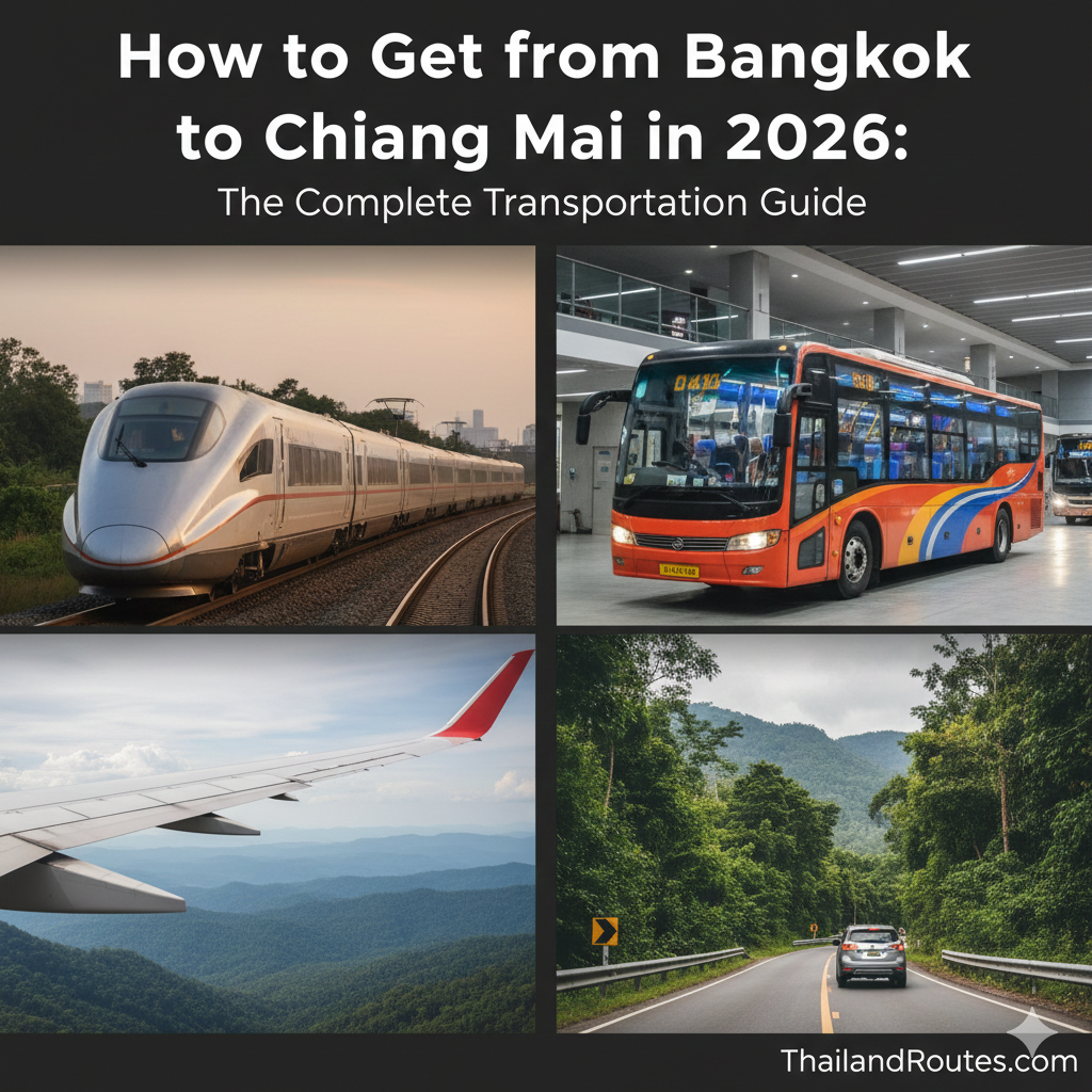How to Get from Bangkok to Chiang Mai in 2026: The Complete Transportation Guide