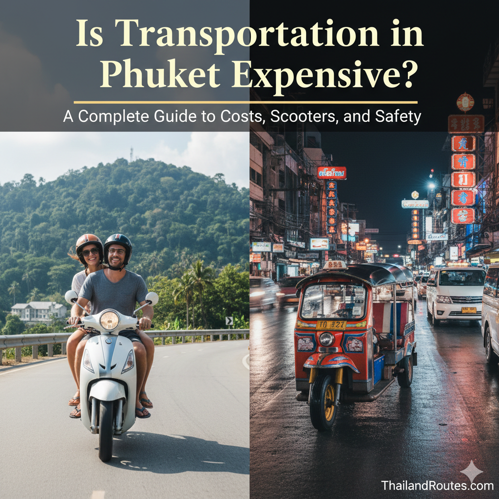 Is Transportation in Phuket Expensive? A Complete Guide to Costs, Scooters, and Safety