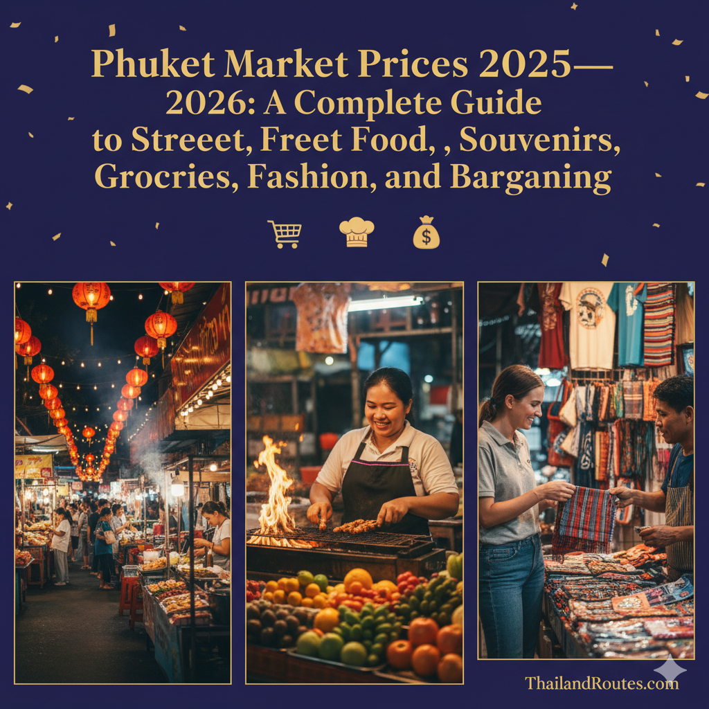 Phuket Market Prices 2025–2026: A Complete Guide to Street Food, Souvenirs, Groceries, Fashion, and Bargaining
