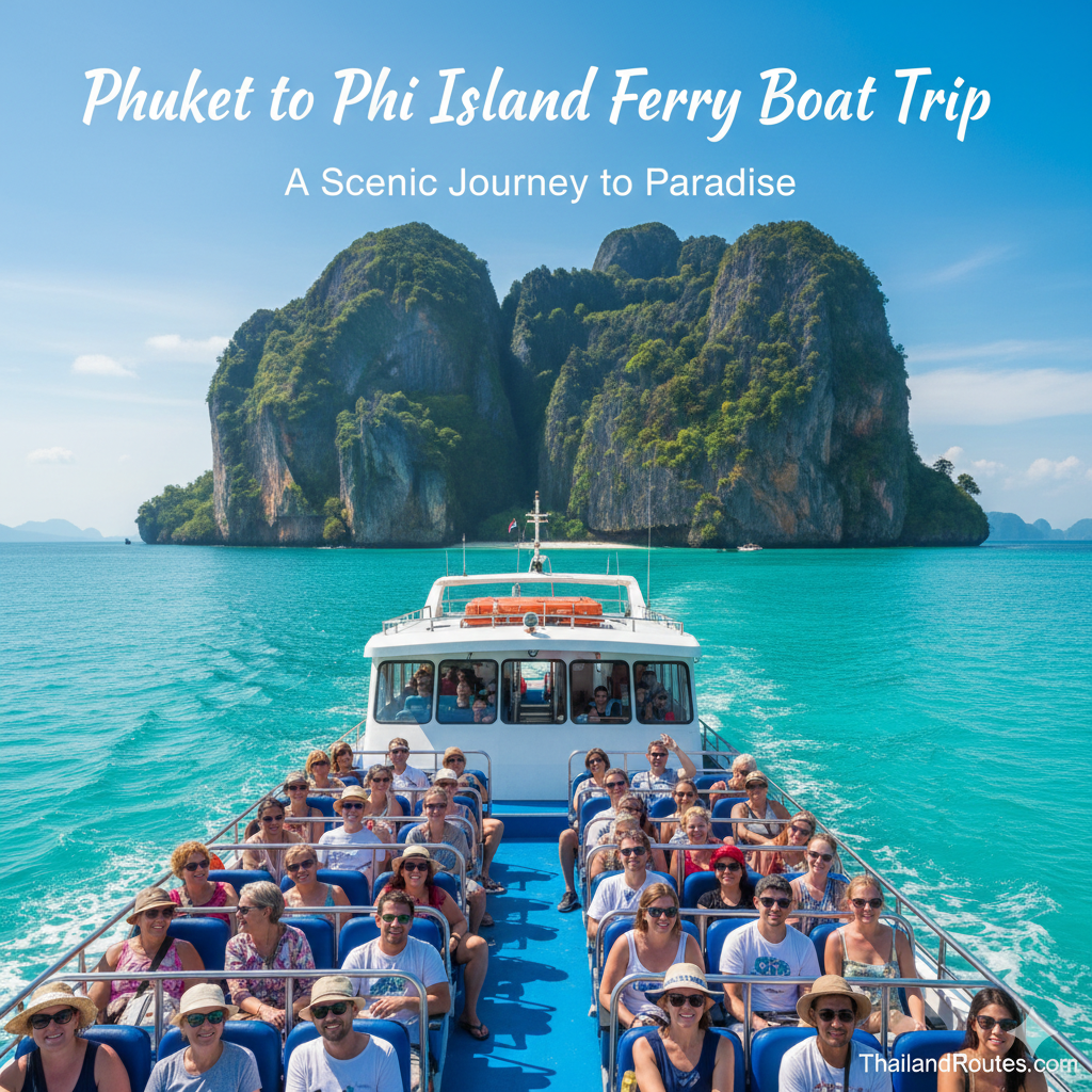 Phuket to Phi Phi Island Ferry Boat Trip