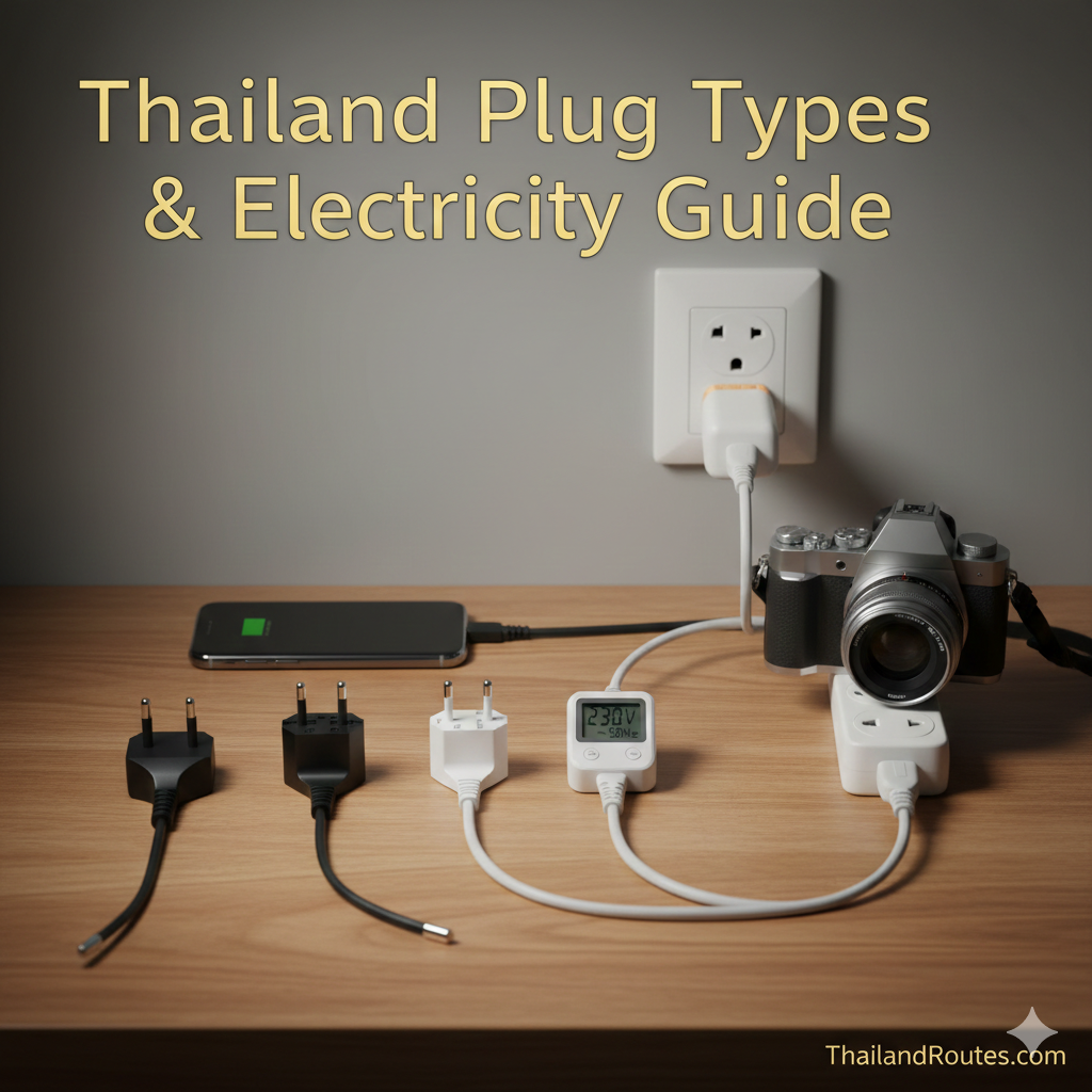 Thailand Plug Types & Electricity Guide 2026: Power Adapter Tips for Travelers