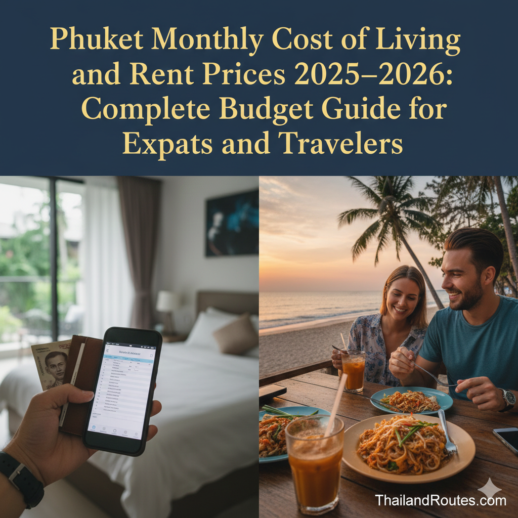 Phuket Monthly Cost of Living and Rent Prices 2025–2026: Complete Budget Guide for Expats and Travelers