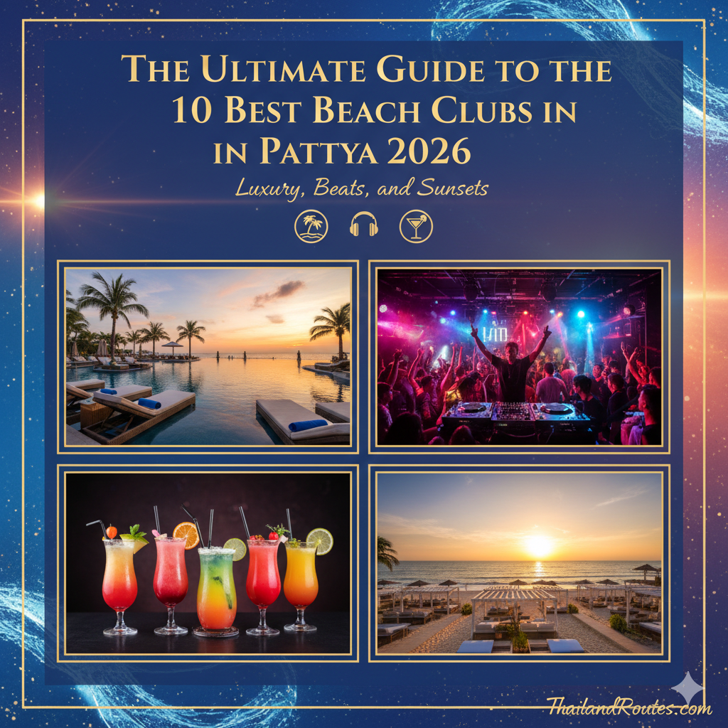 The 10 Best Beach Clubs in Pattaya: Luxury, Beats, and Sunsets