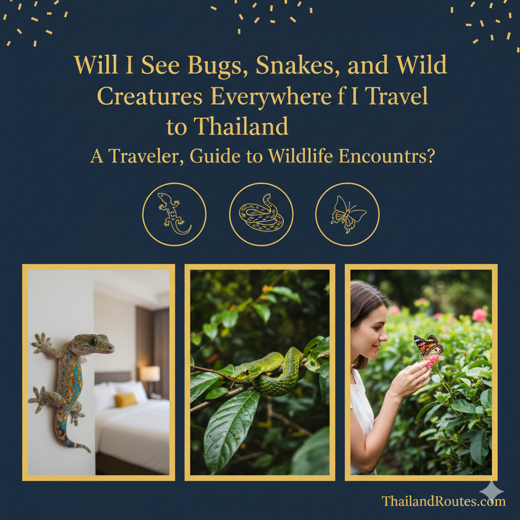 Will I See Bugs, Snakes, and Wild Creatures Everywhere If I Travel to Thailand?